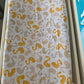 Adam Stork® Muslin Changing Table Cover For Baby Girls Boys Yellow Swan